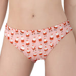 Cute Santa Claus Pattern Print Women's Panties