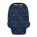 Cute Sea Turtle Pattern Print Baby Seat Cover