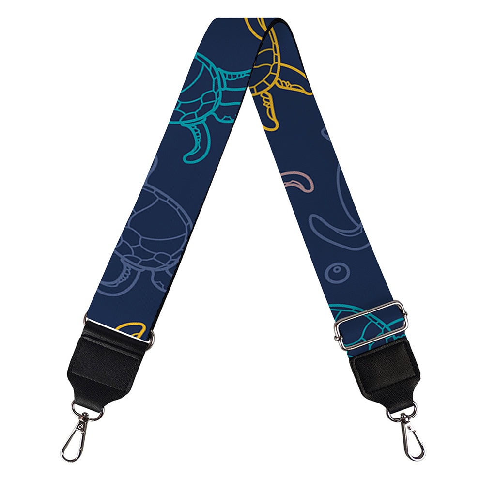 Cute Sea Turtle Pattern Print Bag Strap