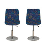 Cute Sea Turtle Pattern Print Bar Stool Covers