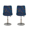 Cute Sea Turtle Pattern Print Bar Stool Covers