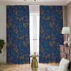 Cute Sea Turtle Pattern Print Blackout Pencil Pleat Curtains