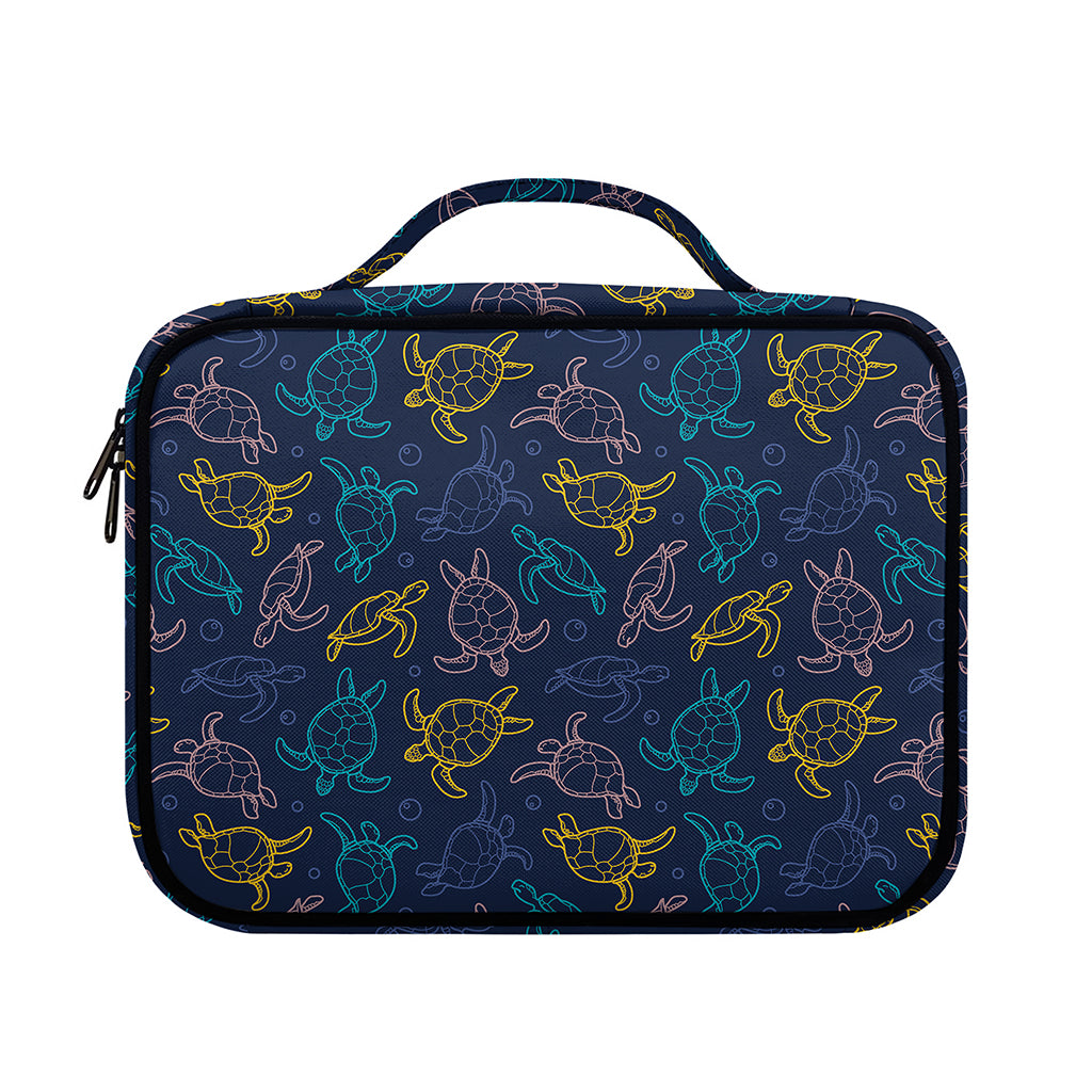 Cute Sea Turtle Pattern Print Briefcase Bible Bag