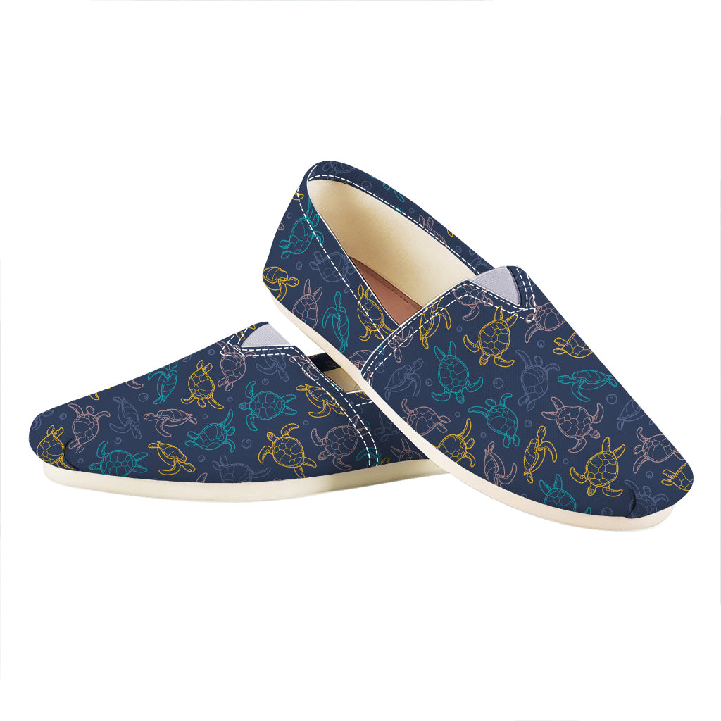 Cute Sea Turtle Pattern Print Casual Shoes