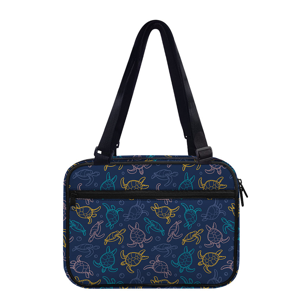 Cute Sea Turtle Pattern Print Double Strap Bible Bag