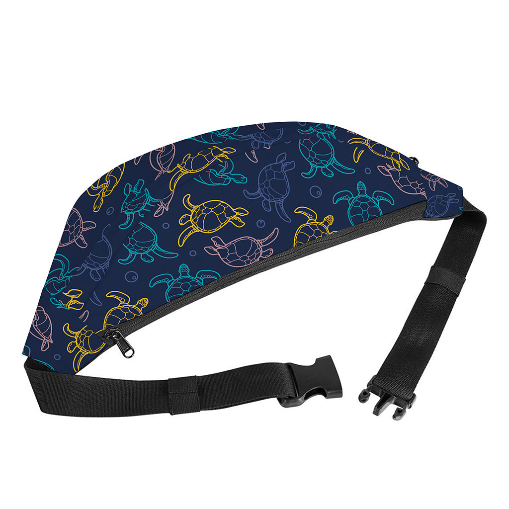 Cute Sea Turtle Pattern Print Fanny Pack