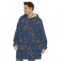 Cute Sea Turtle Pattern Print Hoodie Blanket