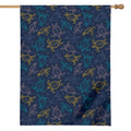 Cute Sea Turtle Pattern Print House Flag