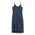 Cute Sea Turtle Pattern Print Jersey Midi Cami Dress