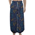 Cute Sea Turtle Pattern Print Lantern Pants