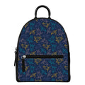 Cute Sea Turtle Pattern Print Leather Backpack