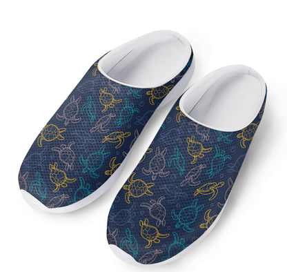 Cute Sea Turtle Pattern Print Mesh Casual Shoes
