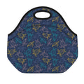 Cute Sea Turtle Pattern Print Neoprene Lunch Bag