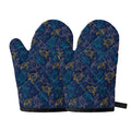 Cute Sea Turtle Pattern Print Oven Mitts