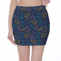 Cute Sea Turtle Pattern Print Pencil Mini Skirt