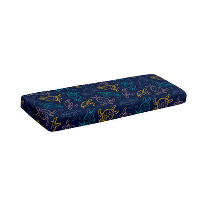 Cute Sea Turtle Pattern Print Piano Keyboard Cover