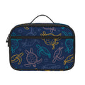Cute Sea Turtle Pattern Print Portable Lunch Bag