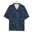 Cute Sea Turtle Pattern Print Rayon Hawaiian Shirt