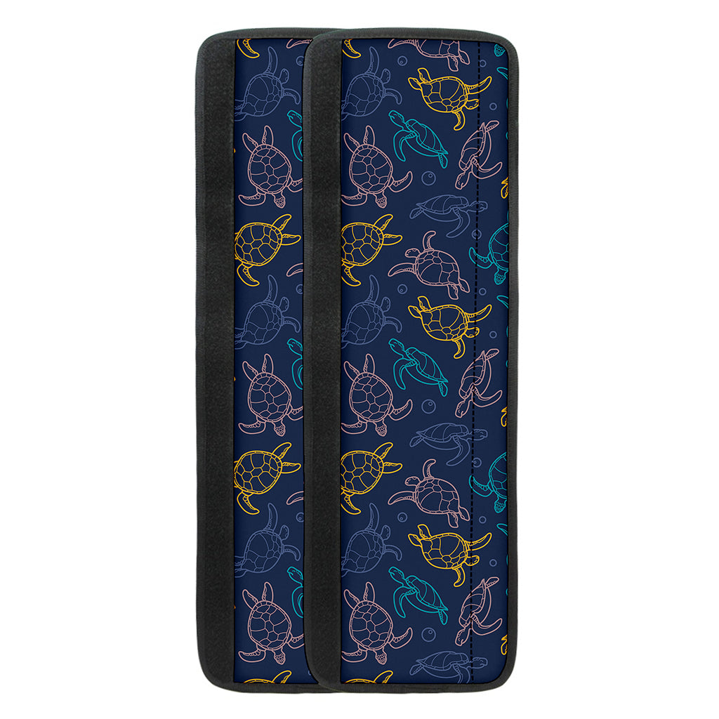 Cute Sea Turtle Pattern Print Refrigerator Handle Covers