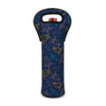 Cute Sea Turtle Pattern Print Single Neoprene Wine Tote