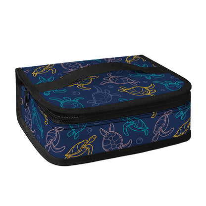 Cute Sea Turtle Pattern Print Small Lunch Bag