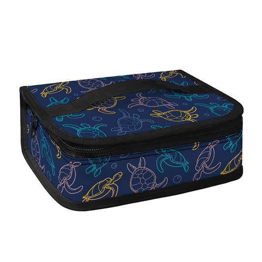 Cute Sea Turtle Pattern Print Small Lunch Bag