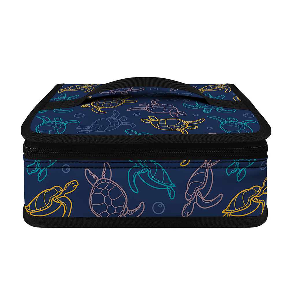 Cute Sea Turtle Pattern Print Small Lunch Bag