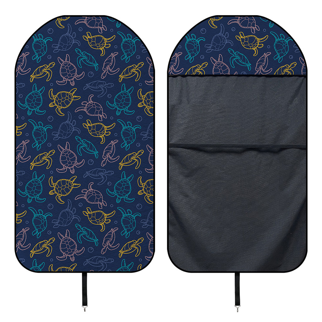 Cute Sea Turtle Pattern Print Waterproof Car Seat Cover