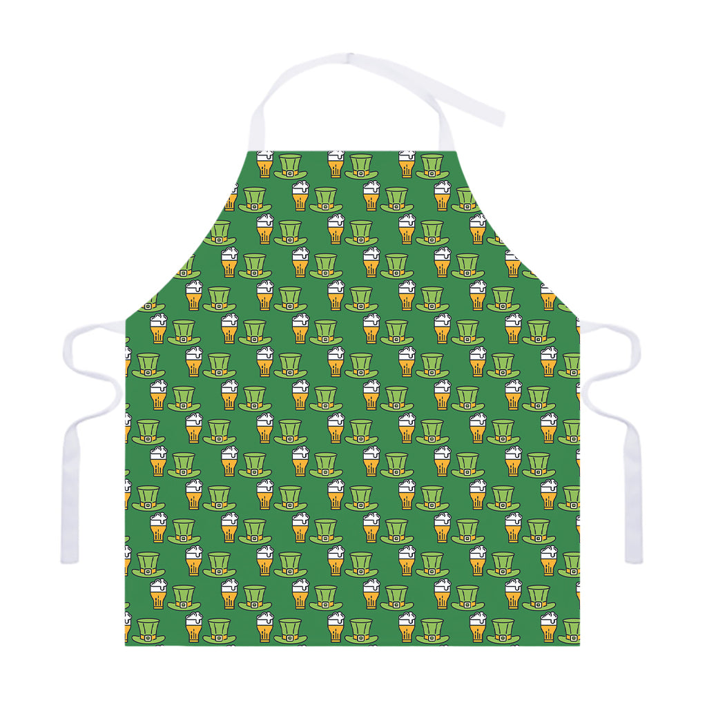 Cute Shamrock Saint Patrick's Day Print Adjustable Apron