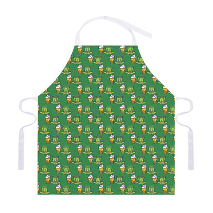 Cute Shamrock Saint Patrick's Day Print Adjustable Apron