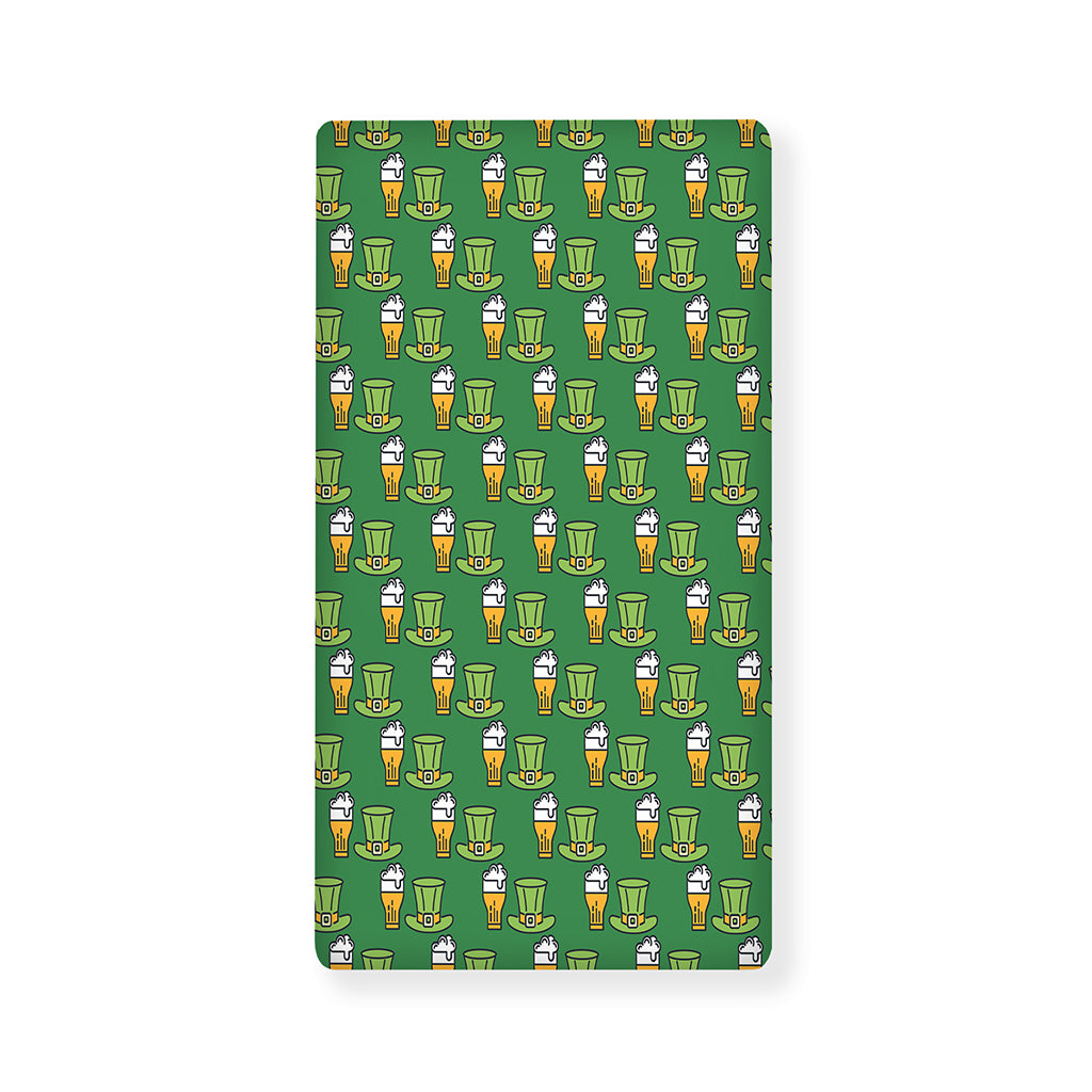 Cute Shamrock Saint Patrick's Day Print Baby Crib Sheet