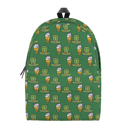 Cute Shamrock Saint Patrick's Day Print Backpack