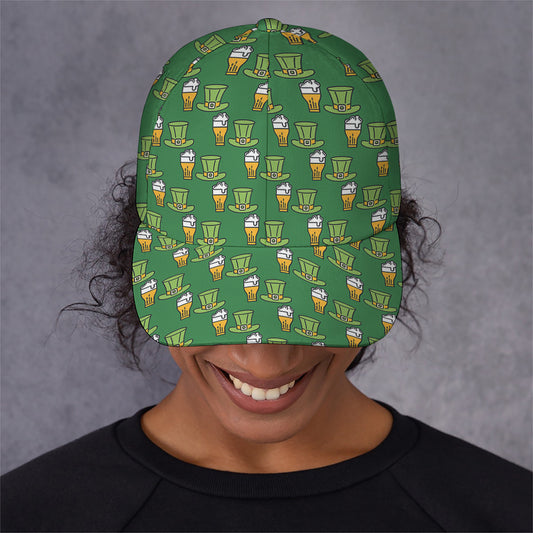 Cute Shamrock Saint Patrick's Day Print Baseball Cap