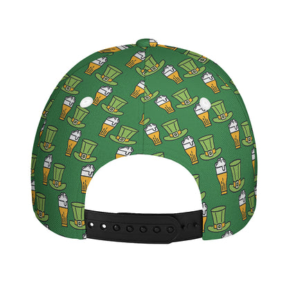 Cute Shamrock Saint Patrick's Day Print Baseball Cap