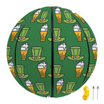 Cute Shamrock Saint Patrick's Day Print Basketball