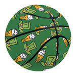Cute Shamrock Saint Patrick's Day Print Basketball