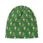 Cute Shamrock Saint Patrick's Day Print Beanie
