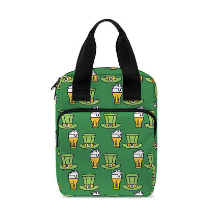 Cute Shamrock Saint Patrick's Day Print Bible Tote Bag