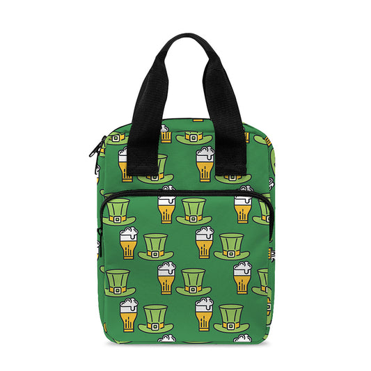 Cute Shamrock Saint Patrick's Day Print Bible Tote Bag
