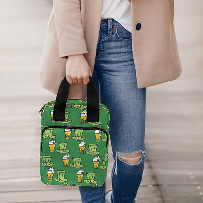 Cute Shamrock Saint Patrick's Day Print Bible Tote Bag