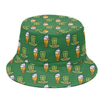 Cute Shamrock Saint Patrick's Day Print Bucket Hat