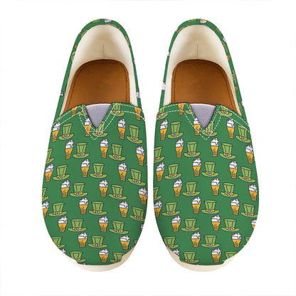 Cute Shamrock Saint Patrick's Day Print Casual Shoes