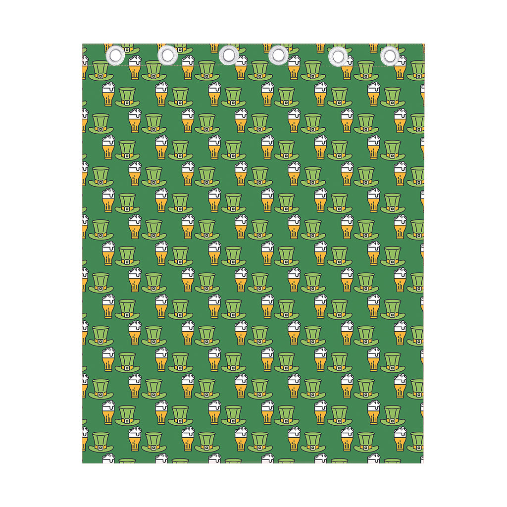 Cute Shamrock Saint Patrick's Day Print Curtain