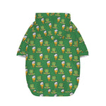Cute Shamrock Saint Patrick's Day Print Dog Zip Up Hoodie