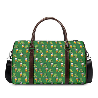Cute Shamrock Saint Patrick's Day Print Duffle Bag
