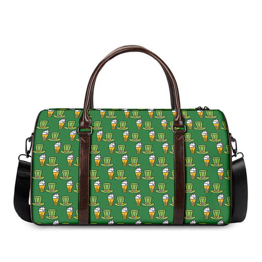 Cute Shamrock Saint Patrick's Day Print Duffle Bag