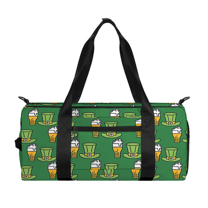 Cute Shamrock Saint Patrick's Day Print Gym Bag