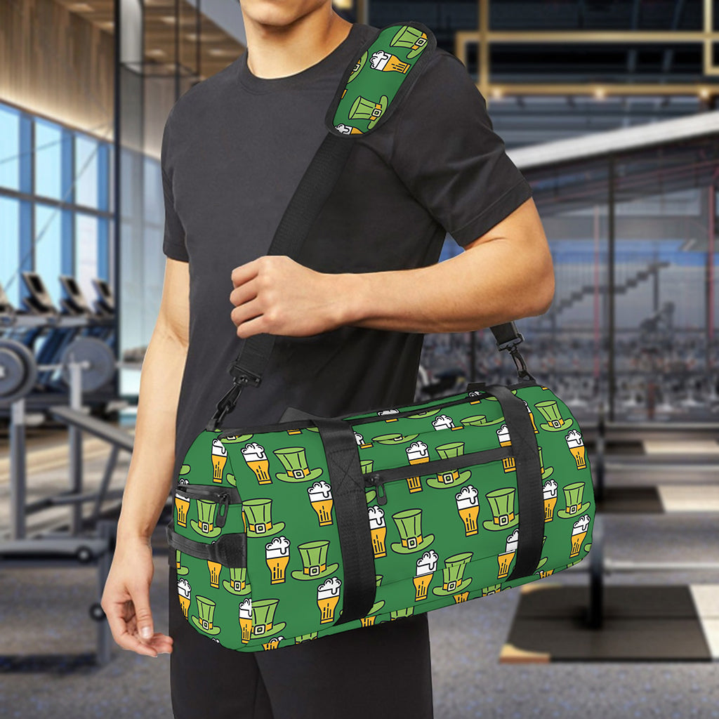 Cute Shamrock Saint Patrick's Day Print Gym Bag