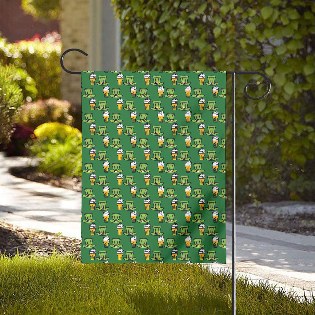 Cute Shamrock Saint Patrick's Day Print House Flag