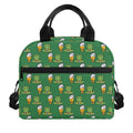 Cute Shamrock Saint Patrick's Day Print Insulated Lunch Bag